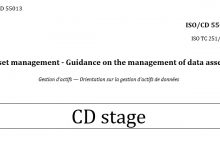 ISO 55013推进至CD稿阶段-资产管理标准与技术